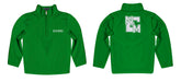 Eastern New Mexico University Greyhounds ENMU Vive La Fete Game Day Solid Green Quarter Zip Pullover Sleeves - Vive La Fête - Online Apparel Store