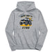 ETBU Tigers Vive La Fete On My Way Monster Truck Grey Cotton Hoodie