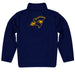 East Tennessee Buccaneers Vive La Fete Game Day Solid Navy Quarter Zip Pullover Sleeves - Vive La Fête - Online Apparel Store