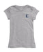 East Tennessee Buccaneers Hand Sketched Vive La Fete Impressions Artwork Grey Girls Cotton Short Sleeve Tee