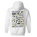 East Tennessee Buccaneers Hand Sketched Artwork Cotton Fleece Women Hoodie - Vive La Fête - Online Apparel Store