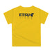 East Tennessee Buccaneers Original Dripping Football Helmet Yellow T-Shirt by Vive La Fete - Vive La Fête - Online Apparel Store