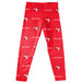 Eastern Washington Eagles Vive La Fete Girls Game Day All Over Two Logos Elastic Waist Classic Play Red Leggings Tights