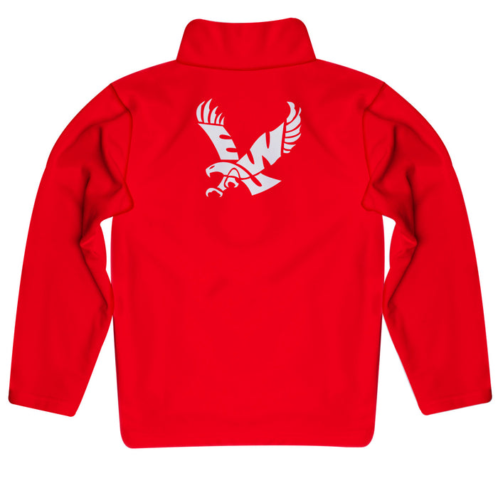 Eastern Washington University Eagles EWU Vive La Fete Game Day Solid Red Quarter Zip Pullover Sleeves - Vive La Fête - Online Apparel Store