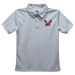 Eastern Washington University Eagles EWU Embroidered Gray Short Sleeve Polo Box Shirt