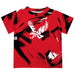 Eastern Washington University Eagles EWU Vive La Fete Boys Game Day Red Short Sleeve Tee Paint Brush - Vive La Fête - Online Apparel Store