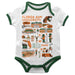 Florida A&M University Rattlers Hand Sketched Vive La Fete Impressions Artwork Infant White Short Sleeve Onesie Bodysuit