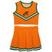 Florida A&M University Rattlers Vive La Fete Game Day Orange Sleeveless Cheerleader Set - Vive La Fête - Online Apparel Store