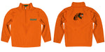 Florida A&M University Rattlers Vive La Fete Game Day Solid Orange Quarter Zip Pullover Sleeves - Vive La Fête - Online Apparel Store