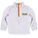Florida A&M University Rattlers Hand Sketched Vive La Fete Impressions Artwork  White Quarter Zip Pullover V1