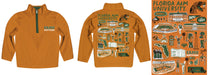 Florida A&M University Rattlers Hand Sketched Vive La Fete Impressions Artwork Orange Boy Quarter Zip Pullover V1 - Vive La Fête - Online Apparel Store