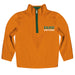 Florida A&M University Rattlers Hand Sketched Vive La Fete Impressions Artwork  Orange Quarter Zip Pullover V1