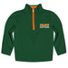 Florida A&M University Rattlers Hand Sketched Vive La Fete Impressions Artwork  Green Quarter Zip Pullover V1