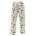Florida A&M University Rattlers Repeat Print Hand Sketched Vive La Fete Impressions Artwork Womens  White  Lounge Pants