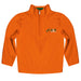 Florida A&M Rattlers Vive La Fete Logo and Mascot Name Womens Orange Quarter Zip Pullover