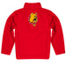 Ferris State University Bulldogs Vive La Fete Game Day Solid Crimson Quarter Zip Pullover Sleeves - Vive La Fête - Online Apparel Store