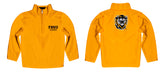 Fort Hays State University Tigers FHSU Vive La Fete Game Day Solid Gold Quarter Zip Pullover Sleeves - Vive La Fête - Online Apparel Store
