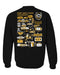 Fort Hays State University Tigers FHSU Hand Sketched Vive La Fete Impressions Artwork Black Crew Neck Sweatshirt for Wom - Vive La Fête - Online Apparel Store