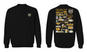 Fort Hays State University Tigers FHSU Hand Sketched Vive La Fete Impressions Artwork Black Crew Neck Sweatshirt for Wom - Vive La Fête - Online Apparel Store