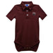 Florida Tech Panthers Embroidered Maroon Solid Knit Boys Polo Bodysuit