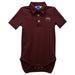 Florida Tech Panthers Embroidered Maroon Solid Knit Boys Polo Bodysuit