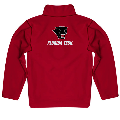 Florida Tech Panthers Vive La Fete Game Day Solid Red Quarter Zip Pullover Sleeves - Vive La Fête - Online Apparel Store
