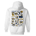 FIU Panthers Hand Sketched Artwork Cotton Fleece Women Hoodie - Vive La Fête - Online Apparel Store