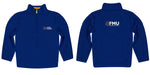 Florida Memorial University FMU Lions Vive La Fete Game Day Solid Blue Quarter Zip Pullover Sleeves - Vive La Fête - Online Apparel Store