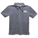 Florida Memorial University FMU Lions Embroidered Navy Stripes Short Sleeve Polo Box Shirt