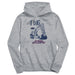 Florida Atlantic Owls Excavator Heather Grey Cotton Youth Hoodie