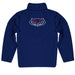 Florida Atlantic Owls Vive La Fete Game Day Solid Blue Quarter Zip Pullover Sleeves - Vive La Fête - Online Apparel Store
