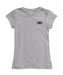 Florida Atlantic Owls Hand Sketched Vive La Fete Impressions Artwork Grey Girls Cotton Short Sleeve Tee