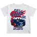 Florida Atlantic Owls Vive La Fete Toy Racing Car Boys Game Day White Short Sleeve Tee