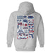 Florida Atlantic Owls Hand Sketched Artwork Cotton Fleece Women Hoodie - Vive La Fête - Online Apparel Store