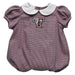Fordham Rams Embroidered Maroon Girls Baby Bubble Short Sleeve