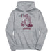 Fordham Rams Excavator Heather Grey Cotton Youth Hoodie