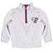 Fordham Rams Hand Sketched Vive La Fete Impressions Artwork  White Quarter Zip Pullover V1