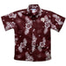 Fordham Rams Maroon Hawaiian Boys Short Sleeve Button Down Shirt - Vive La Fête - Online Apparel Store