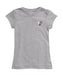 Fordham Rams Hand Sketched Vive La Fete Impressions Artwork Grey Girls Cotton Short Sleeve Tee