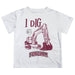 Fordham Rams Vive La Fete Excavator Boys Game Day White Short Sleeve Tee