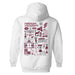 Fordham Rams Hand Sketched Artwork Cotton Fleece Women Hoodie - Vive La Fête - Online Apparel Store