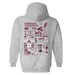Fordham Rams Hand Sketched Artwork Cotton Fleece Women Hoodie - Vive La Fête - Online Apparel Store
