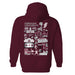 Fordham Rams Hand Sketched Artwork Cotton Fleece Women Hoodie - Vive La Fête - Online Apparel Store