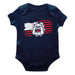 Fresno State Bulldogs Vive La Fete Infant Game Day Navy Short Sleeve Bodysuit