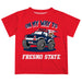 Fresno State Bulldogs  Vive La Fete Monster Truck Boys Game Day Red Short Sleeve Tee
