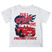 Fresno State Bulldogs Vive La Fete Toy Racing Car Boys Game Day White Short Sleeve Tee