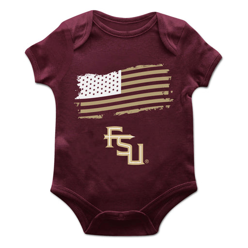 Florida State Seminoles Vive La Fete Infant Game Day Maroon Short Sleeve Bodysuit