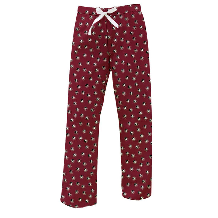 Florida State University Vive La Fete Game Day All Over Logo Girls Lounge Pants