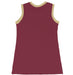 Florida State Seminoles Sleeveless Cheerleader A Line Dress Gold and Maroon - Vive La Fête - Online Apparel Store