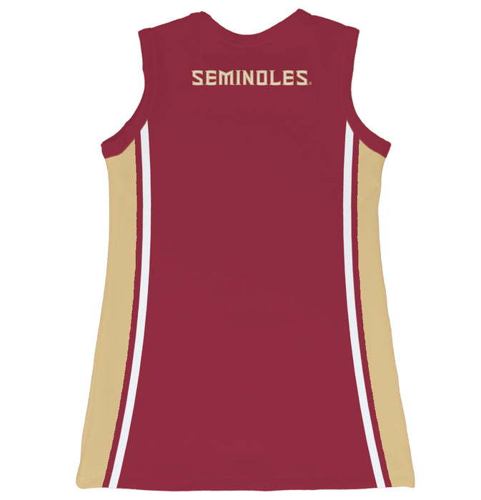 Florida State Seminoles Sleeveless Cheerleader A Line Dress Maroon - Vive La Fête - Online Apparel Store